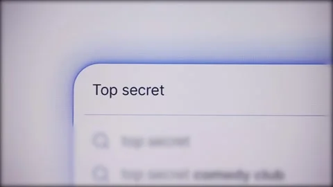 Top secret - browser search query Stock-Footage 311858524