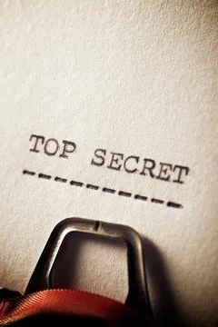 Top secret concept Stock Photos