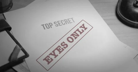 Top Secret Document Stock Footage 232476969
