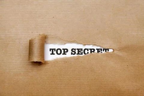 Top secret documents Foto stock