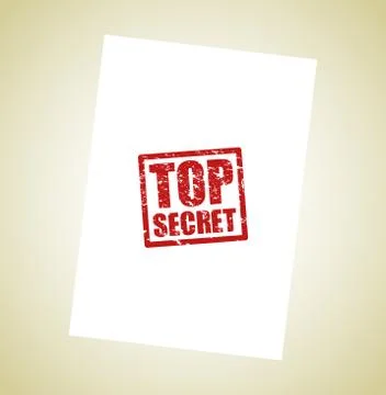 Top secret stamp Stock-Illustration