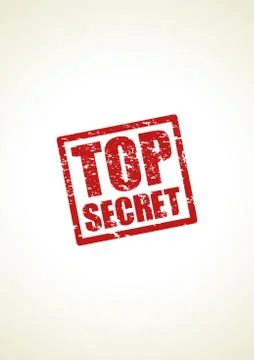 Top secret stamp Stock-Illustration
