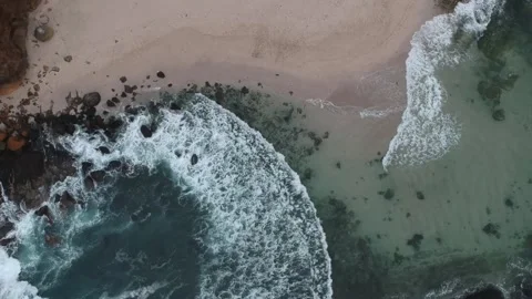 Top Shot of Beach 스톡 동영상 139726369