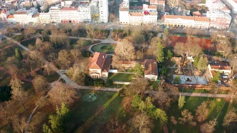 Top-shot-Panorama presentation of the Brno house Video stock 119528695