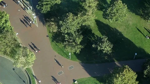 Top Shot Park Stock Footage 98680084