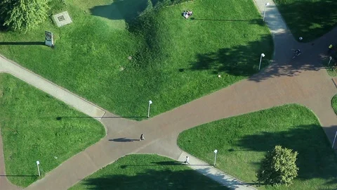 Top Shot Park Stock Footage 98680105
