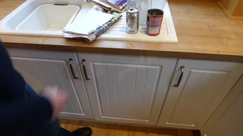 Top shot of recycling bin Video stock 85422058