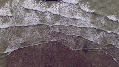 Top shot Waves V2 Stock Footage 235785595