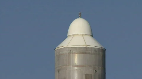 Top Of A Silo Stock Footage