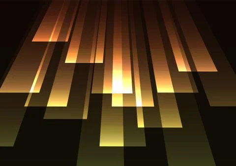 Top speed rush orange bar abstract background Stock Illustration