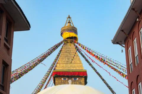 Top of the Stupa Stock Photos