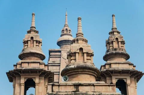 Top of a temple in Sarnath Stock Photos