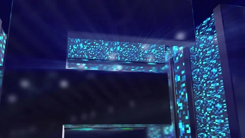 Top ten sign 3d rendering,animation footage,top 10 sign listing concept ,glass  Stock Footage 150180283