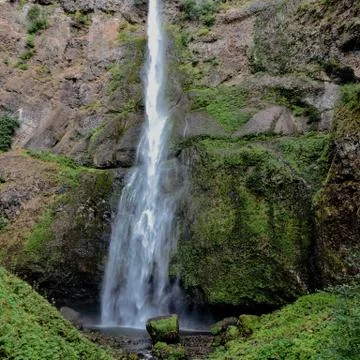 Top tier Multnomah Falls Columbia River Gorge Oregon Stock Photos