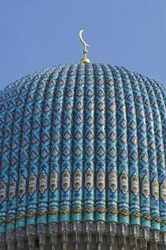 Top of the tiled dome Stock Photos