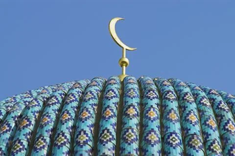 Top of the tiled dome Stock Photos