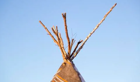 Top of a Tipi Stock Photos