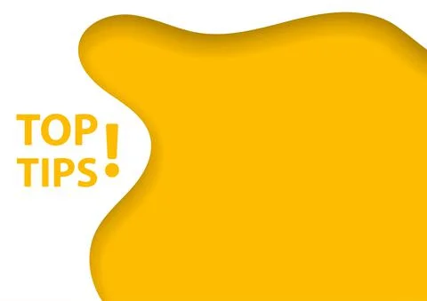 Top tips banner vector with copy space for business, marketing, flyers, banne 스톡 일러스트