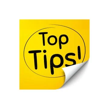Top tips symbol. Education faq sign. Vector Stock Illustration