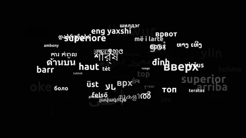 Top Translated in 63 Worldwide Languages Endless Looping 3d Zooming Wordcloud Stock-Footage 145200080