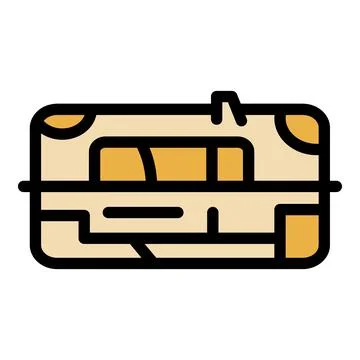 Top view 3d car printing icon vector flat Stock Illustration