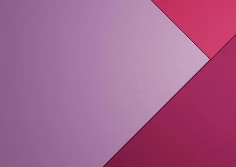 Top view 3D render of minimal colorful light purple, bright purple, pastel vi Ilustração Stock