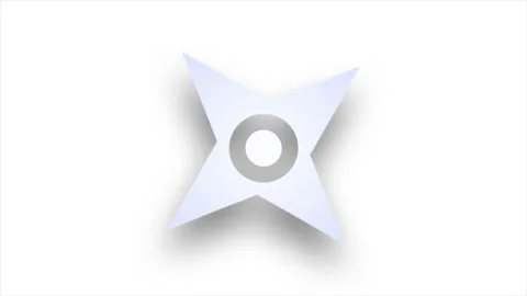 Top View 3D Star Looping Rotation Animat... | Stock Video | Pond5
