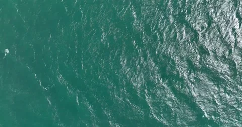 Top view aerial image from drone of an stunning beautiful sea landscape beach Stock Footage 223366004