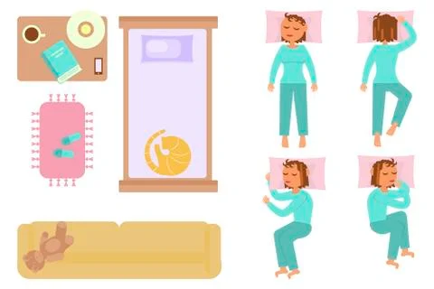 Top view Apartment Stock Illustration