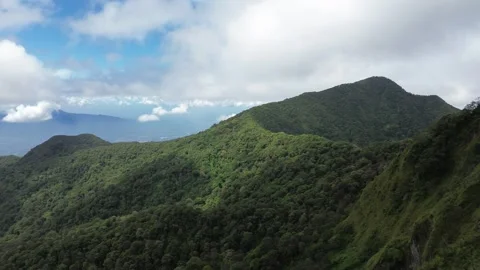 Top View from Area on the Mountain Stock Footage 309297367