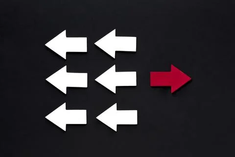 Top view assortment arrows Stock Photos