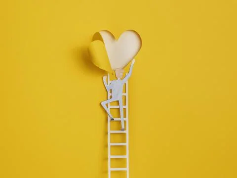 Top view assortment optimism concept elements High resolution photo Foto stock