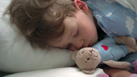 Top view authentic cute caucasian little preschool siblings baby boy and girl in Video stock 153822482