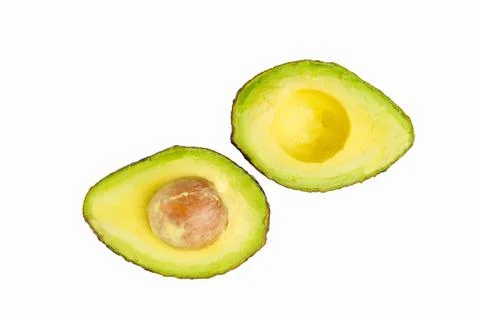 Top view of avocado Fotos Stock