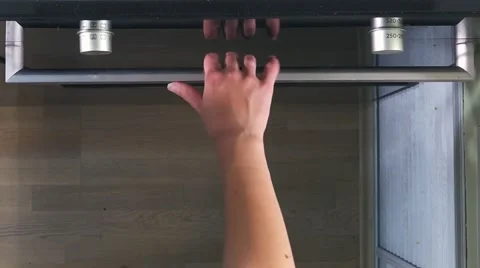 Top view of Baking pizza in the oven, view from above of the oven Stock Footage 68487673
