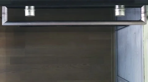 Top view of Baking pizza in the oven, view from above of the oven Stock Footage 68487741