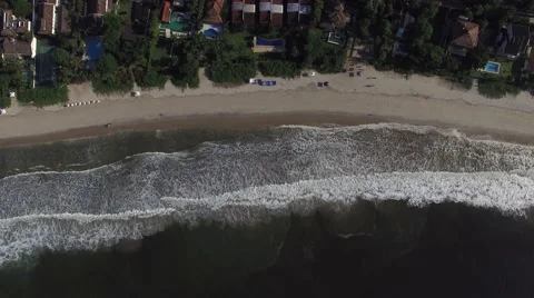 Top View of Barra do Una, Sao Paulo, Brazil Stock Footage 60258672