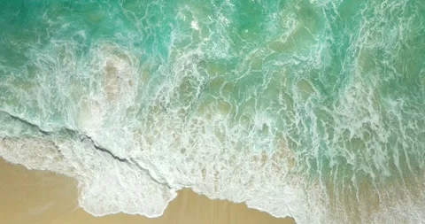 Top view beach aerial view form drone camera high quality Stock Footage 277560409