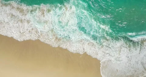 Top view beach aerial view form drone camera high quality Stock Footage 277802122