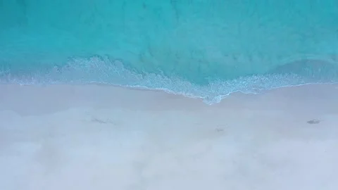 Top view on the beach background Video stock 150679977