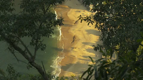 Top view of the beach Stock Footage 27290900