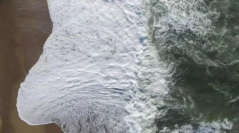 Top View of Beach Stock Footage 58951087