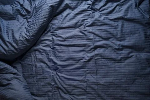 Top view of the bed linen Stock Photos
