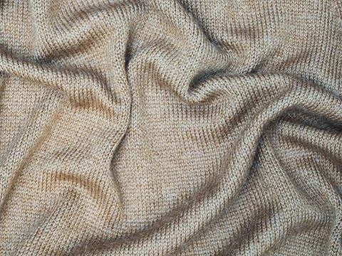 Top view bed sheet fabric texture Stock Photos