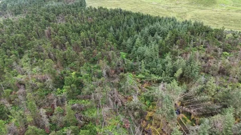 A top view of Benbulbin mountain, County sligo, Ireland. Stock Footage 341735441