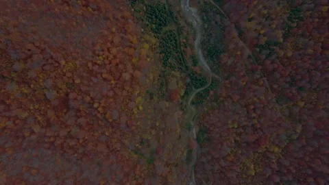 Top view between mountains Stock Footage 165165194