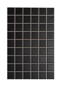 Top view black marble stone texture with squares Stock Photos