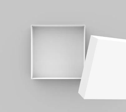 Top view of blank box Stock-Illustration