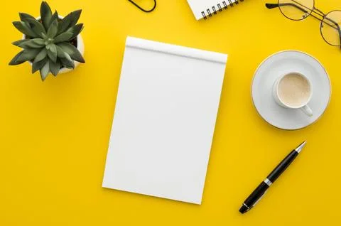 Top view blank notebook High resolution photo Stock-Fotos