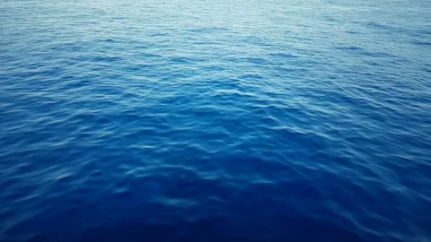 Top of the view of blue sea wave movement from the boat, concept of turist Stock-Footage 152248342